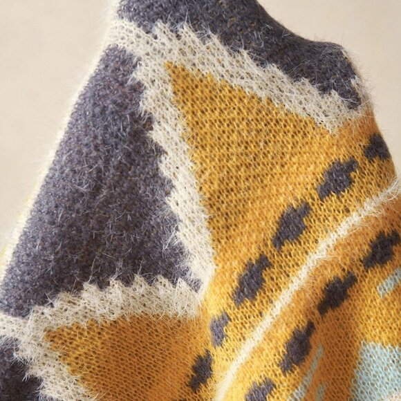 Multicolor Casual Women's Lightweight Cardigan - Picture 8 of 8